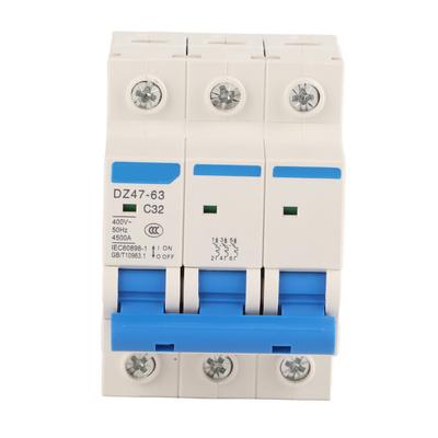 DZ47?63 3P 32A 400V Interruttore Magnetotermico con Protezione da Corrente di Guasto a Terra