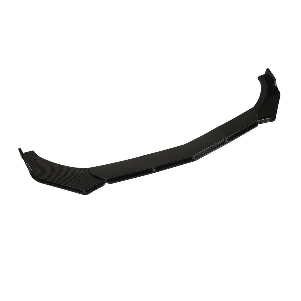 5Pcs Front Bumper Spoiler Splitter 110 to 140cm   Car Lip Body Kit for Modification
