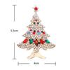 Weihnachts Bunte Strassstern Baum Broschen Klassisch Trendige Weihnachtsbaum Anstecker Für Damen Herren Neujahrsparty Feiertags Schmuck Geschenk