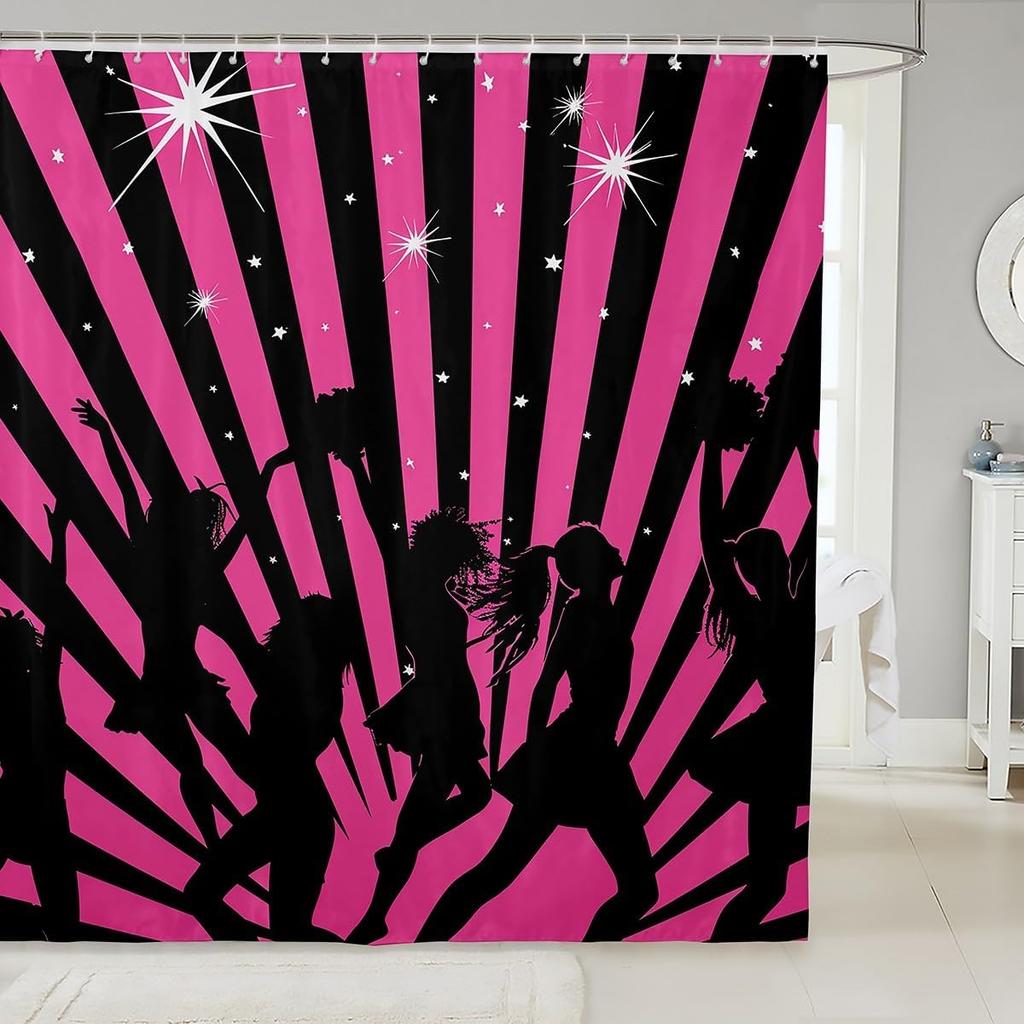 Cat Shower Curtain Japanese Style Bathroom Shower Curtain Sets for Kids Boys Girls Teens,Ocean Wave Fabric Shower Curtain