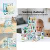Dinosaur Wooden Domino Set For Toddlers Educational Cognitive Fine Motor Skills Development Toy