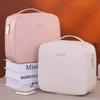 Tote Pu Fashion Women Travel Makeup Bag Large Capacity Organizer Cosmetic Toiletry Pouch Detachable Double Layer Makeup Bag