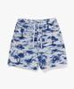 Beipeu Palm Tree Camo Relaxed Fit Beach Shorts (M) Blue