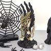 Niche Gothic Decor 3D Printed Skeleton Hand Jewelry Display Stand for Rings Earrings, Organizer Ring Holder Bracelet Watch, Halloween Home Room Vanity