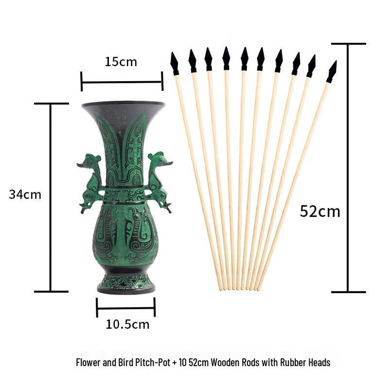 Ensemble de jeu traditionnel de lancer de pots