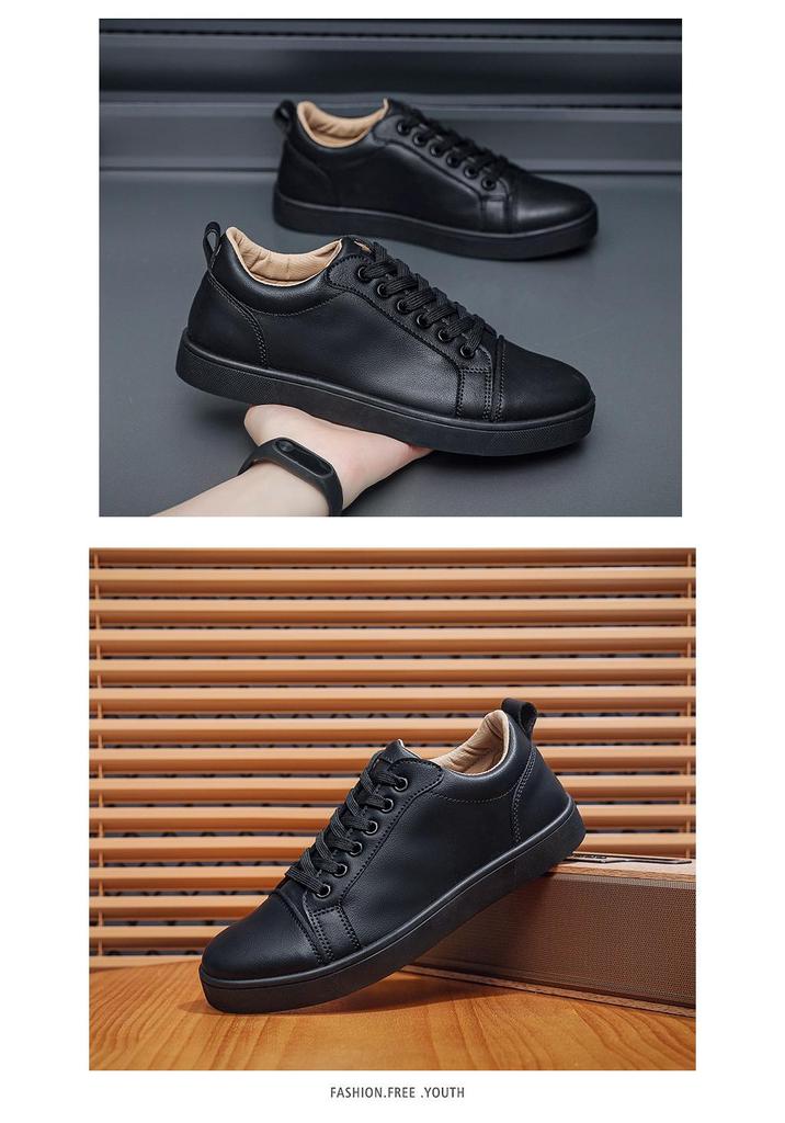 2026 Men's Korean Style White Fashion Sneakers: Trendy, Casual Sports Shoes for Students