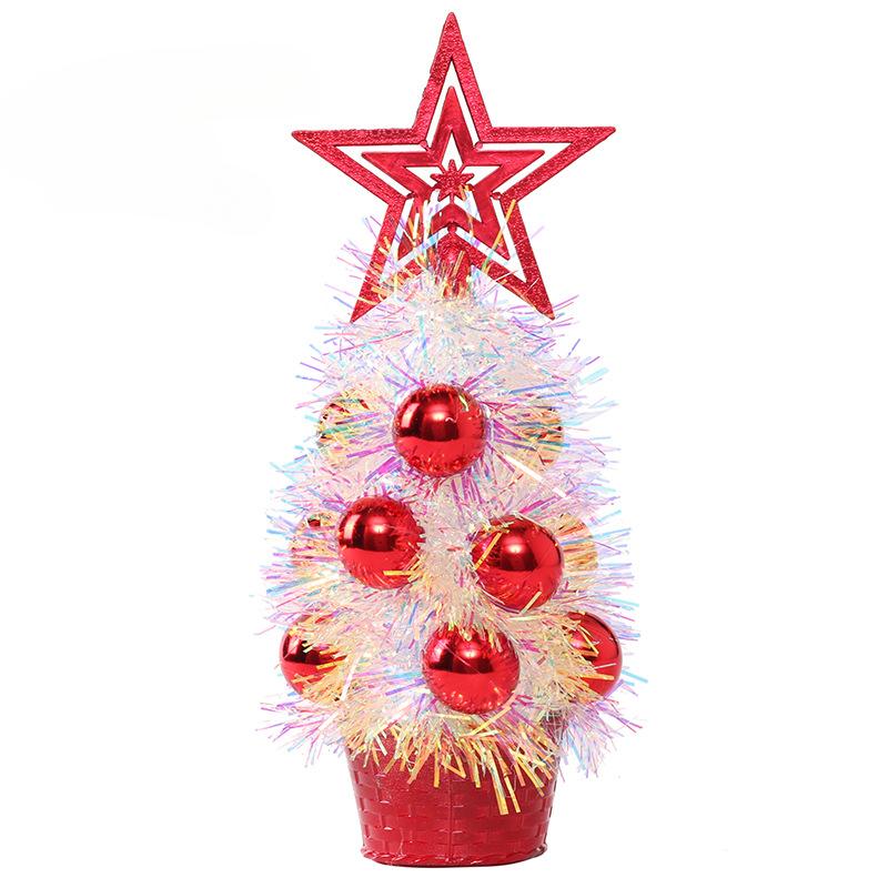 Mao Tiao Mini Fun Christmas Tree Desktop Decoration Christmas Atmosphere Decoration Home Hotel Party Desktop Christmas Tree