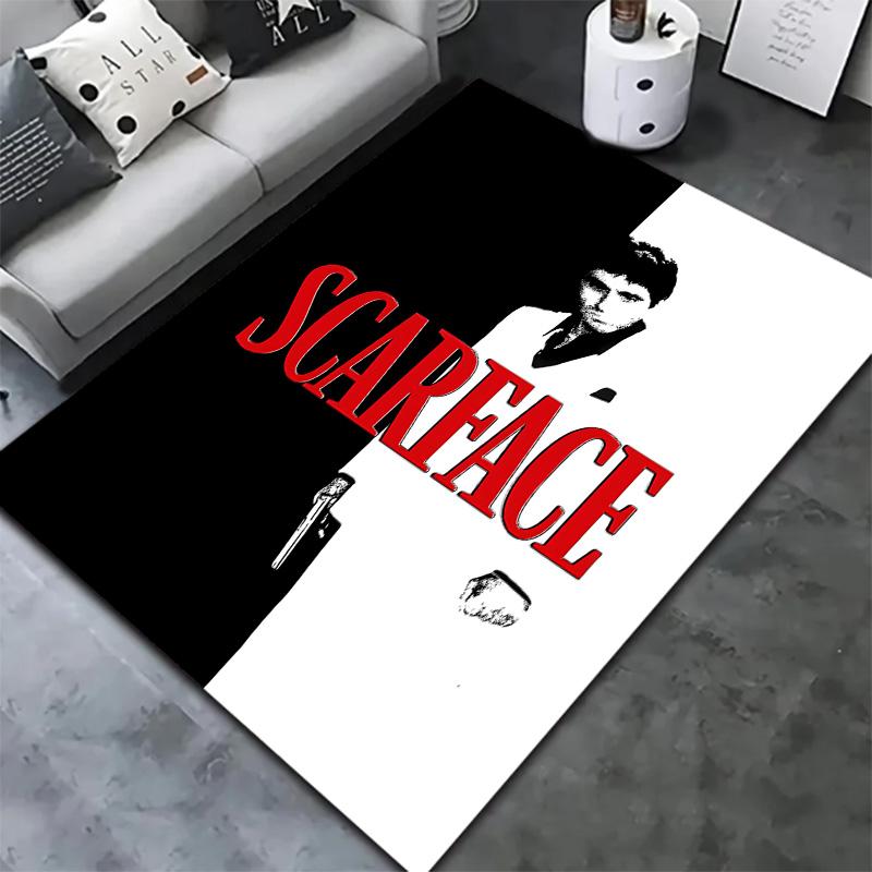 Scarface Carpet Rug For Living Room Bedroom Home Sofa Decoration Kids Play Nonslip Floor Mat