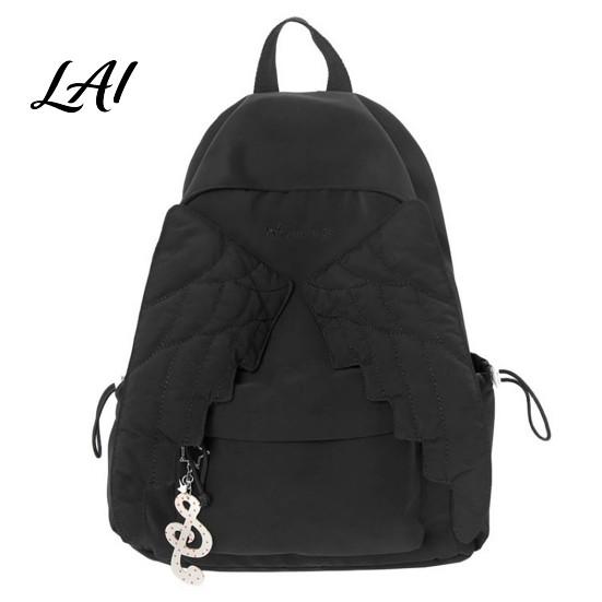 Zaino ad Ala d'Angelo per Donne Ragazze Leggero in Nylon Borsa per Ragazze Scolastiche Grande Zaino per Libri Daypack Borsa Essenziale per Viaggi Outdoor Pendolarismo