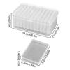 Playing Card Box Transparent Square Organizer Card Deck Case Storage Box For Jewelry Hardware Parts Craft Small Items Collection