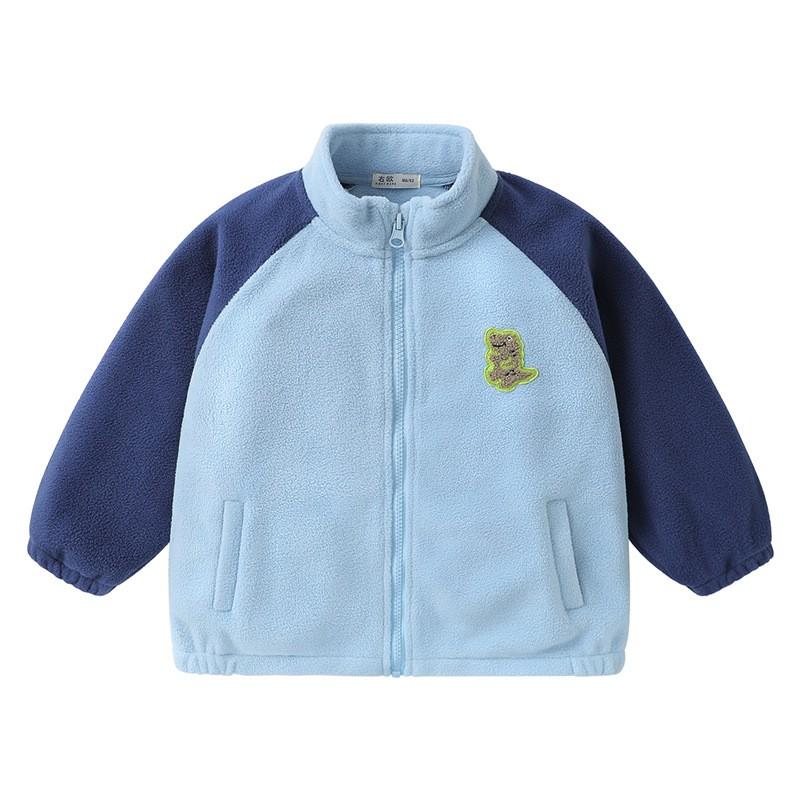 Boys Winter Warm Fleece Jacket Kids Thick Casual Outerwear Toddler Coat