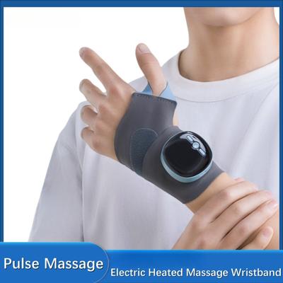 Electric Heated Massage Wristband Tenosynovitis Wrist Immobilizer Pulse Massage Hot Compress Care Prevent Sprains