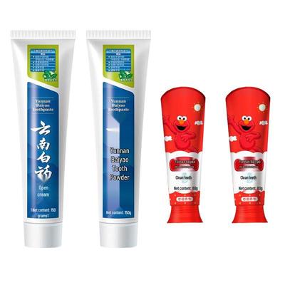 Yunnan Baiyao Family Toothpaste Bundle
