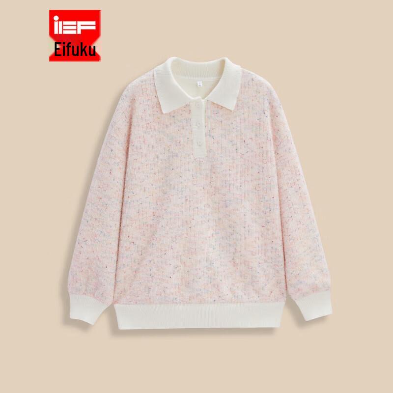 

IEF 2025 Fall/Winter Korean Style Fleece-Lined Sweatshirt One Size