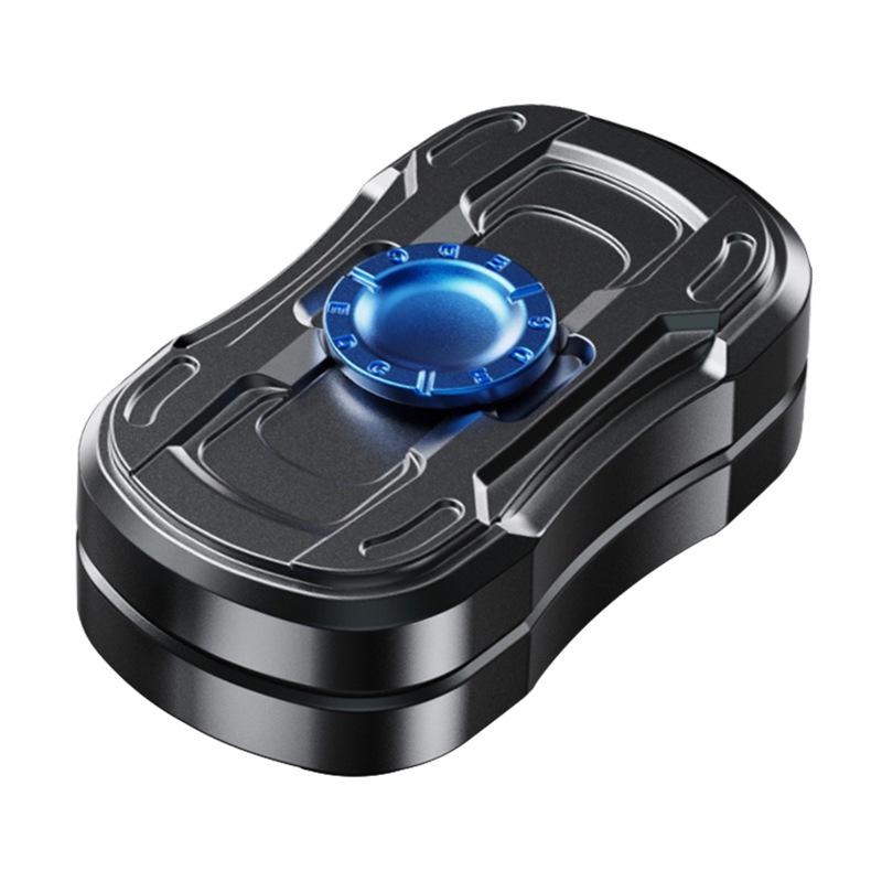 EDC Mechanical Ratchet Fidget Spinner Keychain Toy