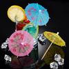 Mini Paper Umbrella Picks for Cake and Fruit Decor