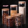 M-1Stück Versiegelte Lebensmittelaufbewahrungsbox Töpfe Glasbehälter Kaffeegläser Mit Deckel Transparent Müsli Süßigkeiten Trockenwaren Behälter Kühlschrankbehälter