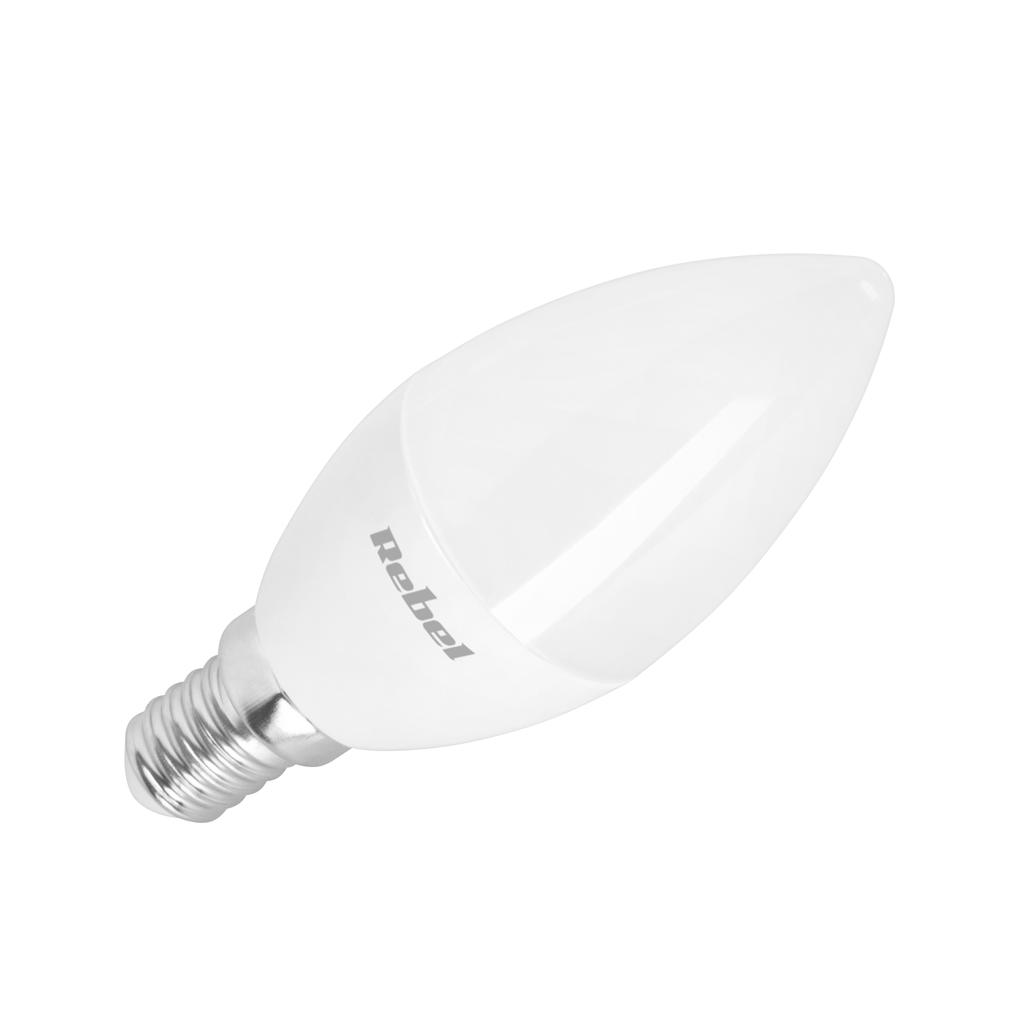 LED Candle Lamp Bulb 7W E14 4000K Rebel