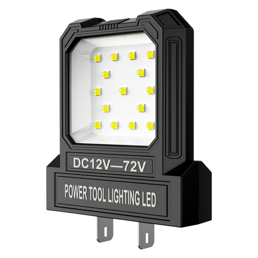 12V-72V LED Mini Pocket Work Light 550LM No Battery Long-Lasting Strong Light Outdoor Lighting Floodlight Power Tool Accessories