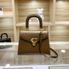 Kelli Bag Women 2024 One-shoulder Cross-body High-end Authentic Leather All-match Fashionable Horseshoe Buckle Handbag