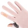 Summer Ice Silk Cycling Gloves 2 Fingerless Sport Gloves for Men Women Cycling Workout Gym Training