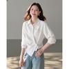 TERRE BLEUE Women's Casual Button-Up Shirt