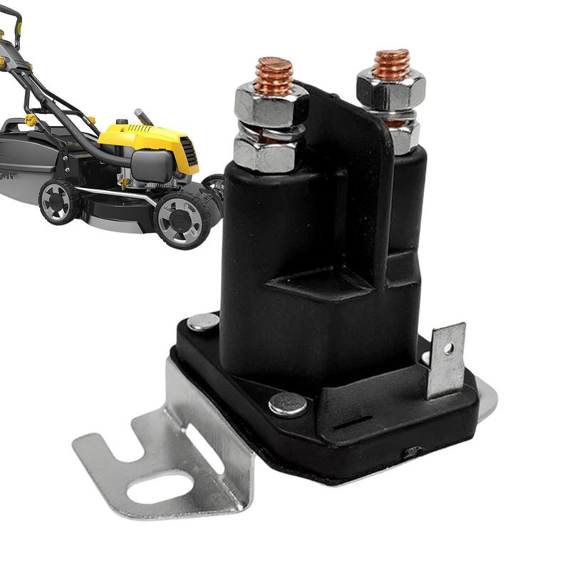 

Lawn Mower Starter Solenoid 12V Lawn Mower Replacement Relay Multifunctional Accessory For Tractors And Heavy Equipment france