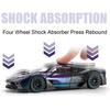1:24 Scale ONE Sports Car Toy Model Light Music Pull Back Doors Opened Simulation Supercar Miniature Models Collection Gifts