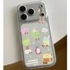 Space Shell Dragon Coconut Tree Case: Compatible with Apple 17 Pro Max/16, Transparent, Drop-proof for 14/13 Pro