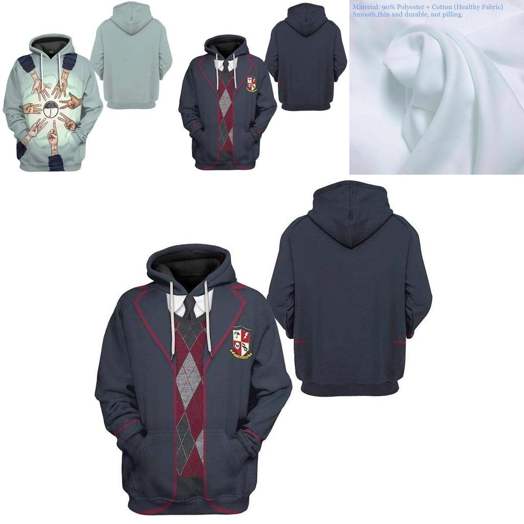 The Umbrella Academy Kostüm Kapuzenjacke, weicher und bequemer Pullover