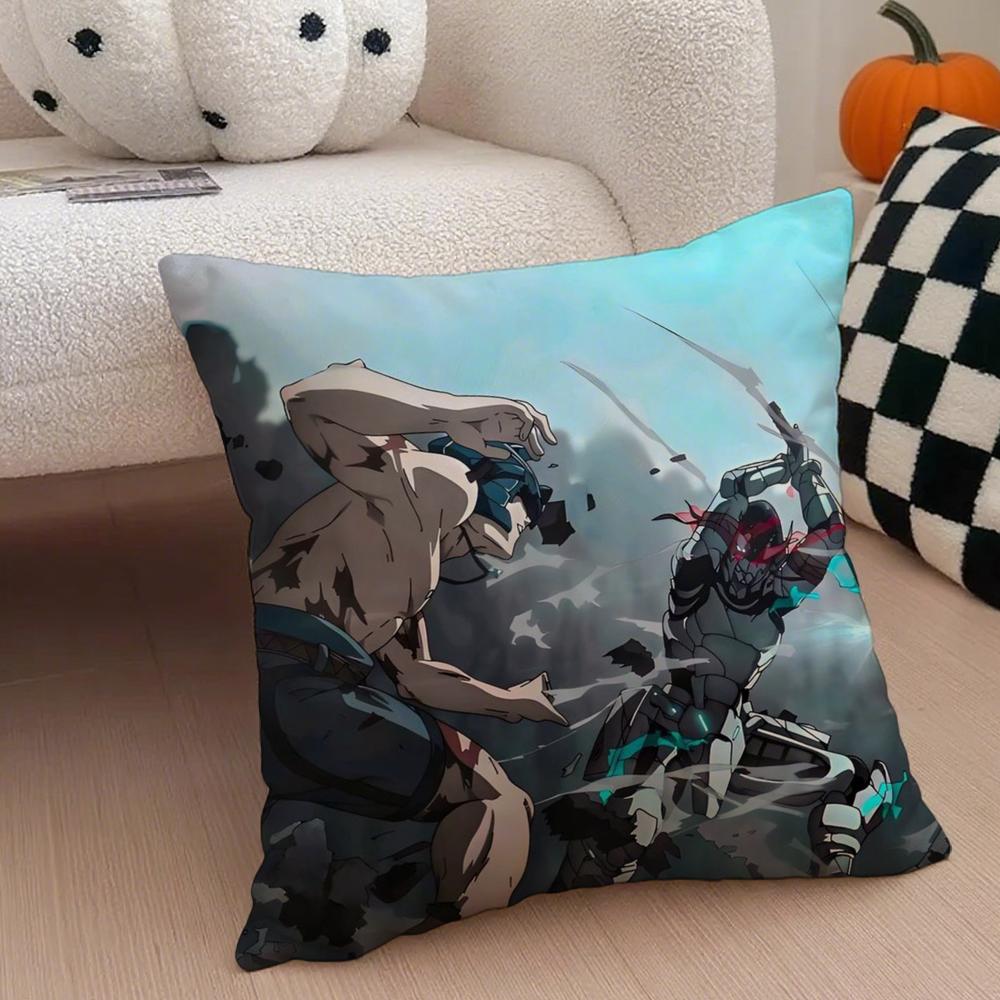 ShangriLa FrontierS Cushion Cover Throw Pillow Cover Hidden Button Durable Polyester Chair Cushion