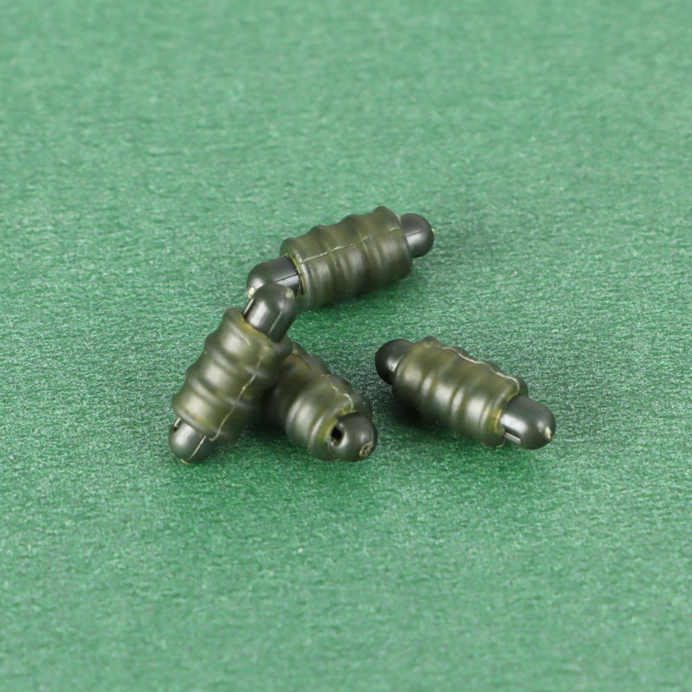 Quick Change Beads Fishing Feeder Terminal Bead Fishing Rigs Connector Bead Line Holder Trough