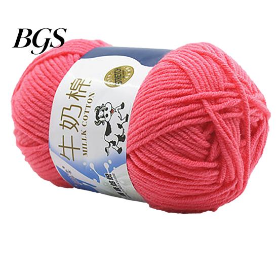 Woolen Yarn 1 Roll 5-strand Wool Soft Warm DIY Beginner Hand Knitting Needlework Crochet Ball for Sewing Shop