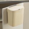 Wall Mounted Trash Can with Lid for Kitchen Bathroom, Household & Office Paper Bin