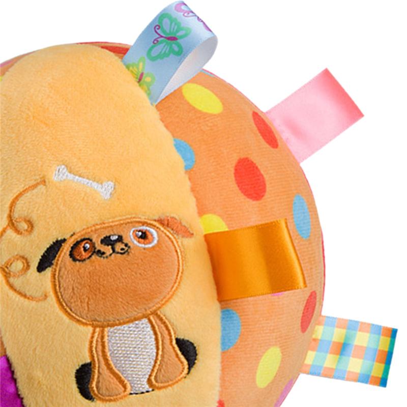 Stress Relief Interactive Ball Dog For Aggressive Chewing Training, Bite Sound Resistance, Plush Handle