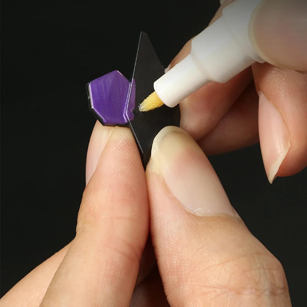 DSPIAE 5/8/12 Färger Papperspenna Miljövänlig Vattenbaserad Mjuk Spets Markör Basfärg Metallisk Färg Fluorescerande Färg