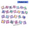 Transparency Keyboard Height Adjuster Keycap Stickers Featuring Letters And Number Characters For Office Use