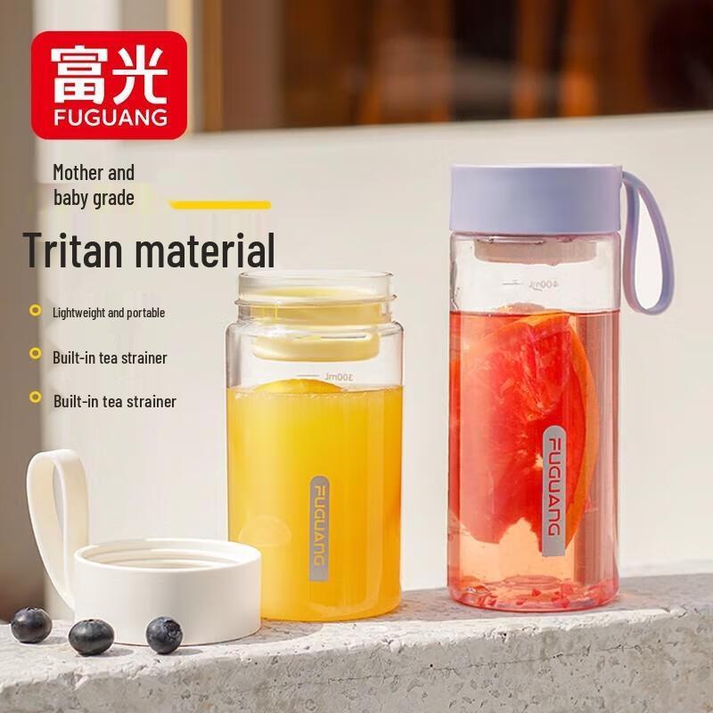 Fuguang Leran Portable Single-Layer Glass Cup