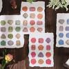 40pcs Wax Seal Stickers Decorative PET Transparent Decals Vintage Circle Sealing Stickers for Scrapbook Planner Journal Envelope