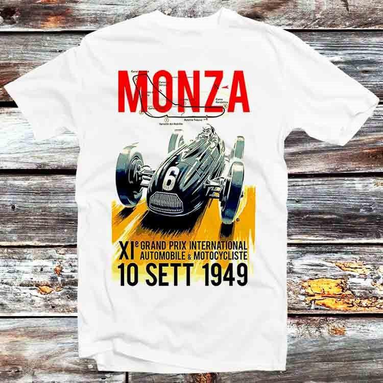 

Monza Grand Prix Race 1949 Auto Racing T Shirt B1396 S