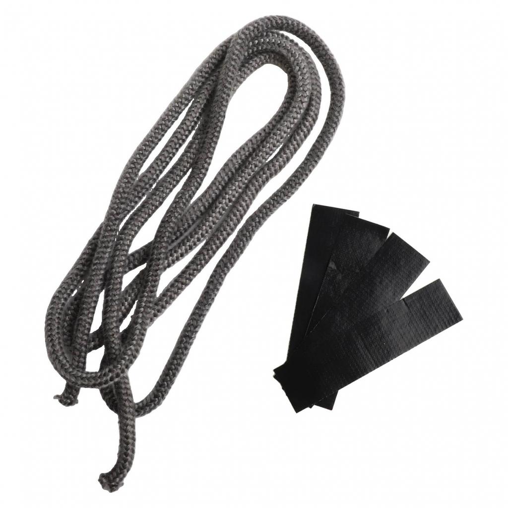 Fiberglass Sealing Rope 2M Length Essential Accessory for Wood Stove Doors