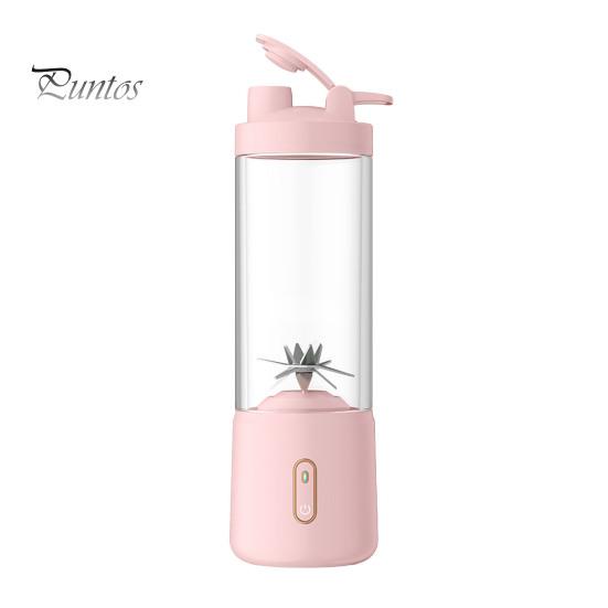 

Портативный блендер с чашкой для сока емкостью 500 мл, 12 лезвиями, USB-аккумулятор, светодиодный дисплей, аккумулятор, блендер индивидуального размера для коктейлей и смузи 12 розовый