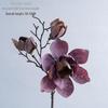 Su Shi Hua Ji Three-Headed Magnolia Artificial Flowers, Green Plants INS Style Wedding Decoration Crafts