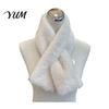 Fashionable Winter Accessories for Women Faux Fur Scarf, Neck Warmer Cold Weather, Short Collar Scarves, Soft Comfortable Velvet Scarf Dating