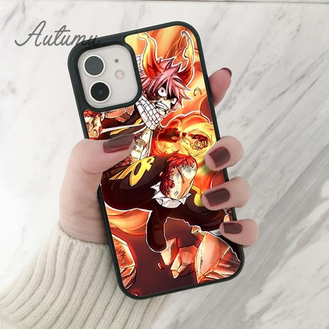 FAIRY TAIL Handyhülle für iPhone 11 12 13 14 Pro Max mini X XR XS SE 2020 5 6S 7 8 Plus Samsung Galaxy S21 S22 Hülle