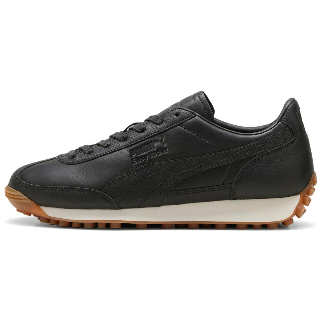 Puma Easy Rider Lth Comfortable Retro Low Top Lifestyle Shoes Unisex Sneaker Black 399029-01