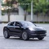 1:24 Porsche Cayenne S Turbo SUV Model Samochodu Ze Stopu Odlewane Metalowe Zabawki Model Samochodu Symulacja Dźwięku Światła Kolekcja Prezent dla Dzieci F384