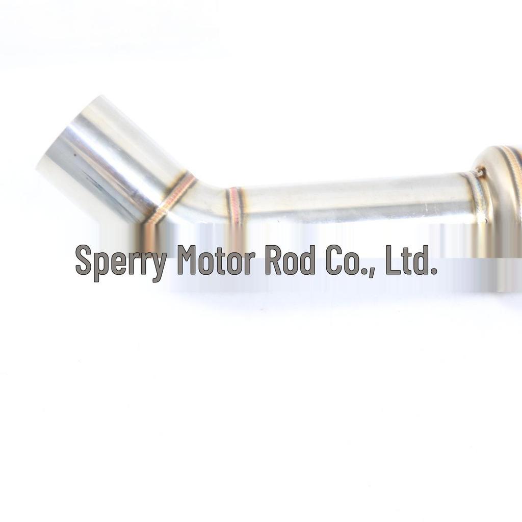 Stainless Steel Swivel Mid-Section Exhaust Pipe for CFMOTO 400NK/650NK with Catalyst Back Pressure Drum Modification