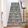 10M Blue Tile Wallpaper Peel and Stick Wallpaper Vintage Contact Paper Removable Self Adhesive Wallpaper Waterproof Embossed