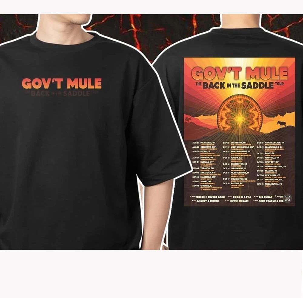 

Govt Mule Back In The Saddle Tour 2025 T shirt L